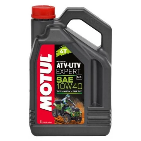 Купить полусинтетическое моторное масло Motul ATV-UTV Expert 4T 10w40 (4 литра)