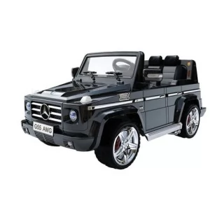 Купить детский электромобиль MERCEDES G55 Лицензия (2 двигателя, резиновые колеса, 12 В, 4 передачи, MP3) + радиоуправление