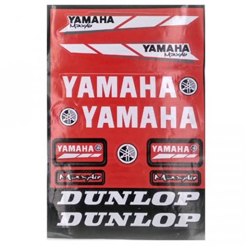 Наклейки на мототехнику A4 Yamaha Dunlop