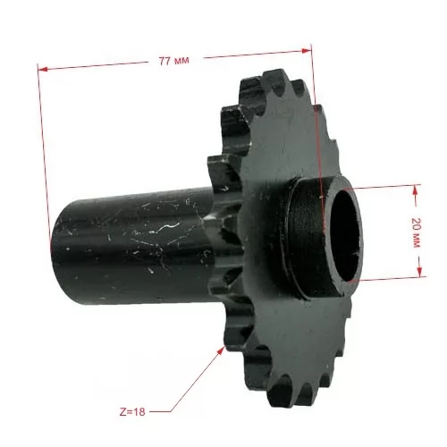 Купить ведущую звезду 428 L77-D20-Z18 для квадроцикла 