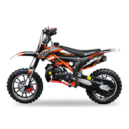 Кроссовый мотоцикл NITRO 49cc Dirtbike Gepard Deluxe Tuning