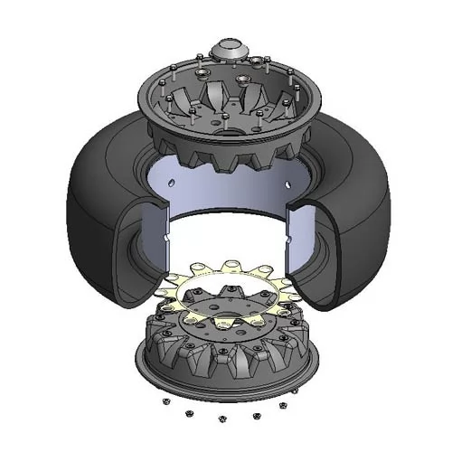 Пластиковый диск для квадроциклов с двойным бедлоком Stormwheels 