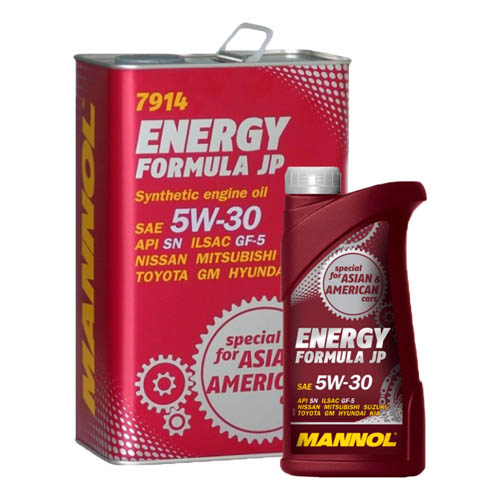Купить масло моторное Mannol Energy Formula JP 5W-30 API SN 4л