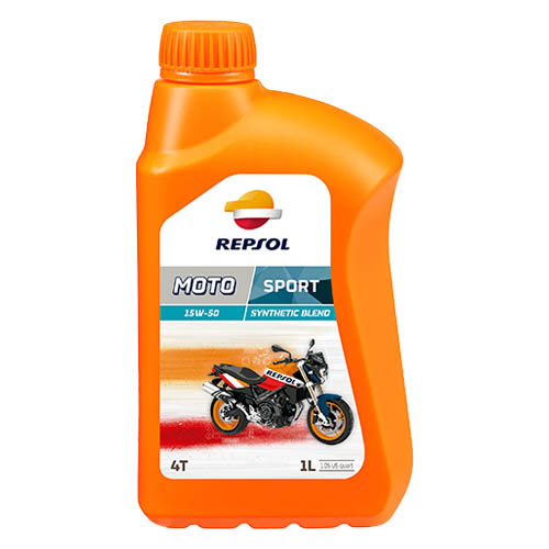 Масло четырехтактное 15W50 полусинтетическое REPSOL Moto Sport 4T 1 л