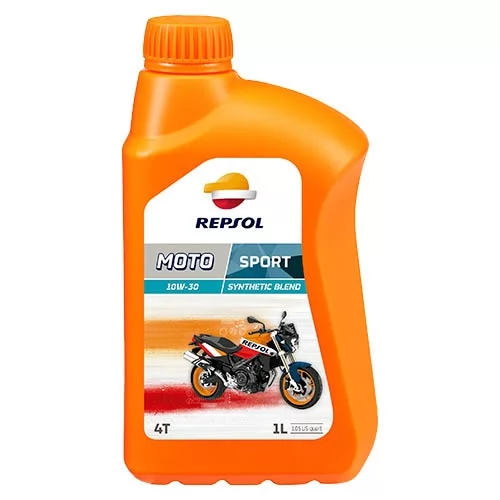 Купить масло четырехтактное 10W30 полусинтетическое REPSOL Moto Sport 4T 1 л