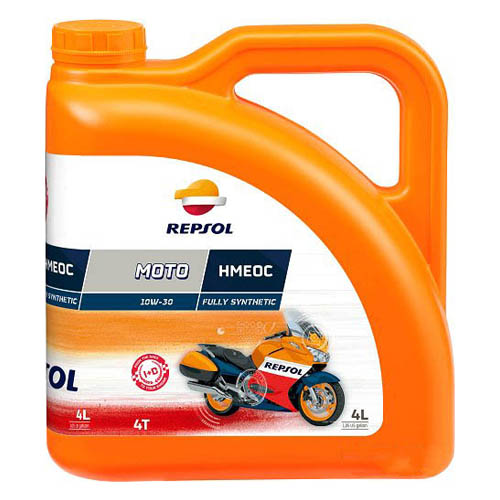 Масло четырехтактное 10W30 синтетическое REPSOL Moto Racing HMEOC 4T 4 л