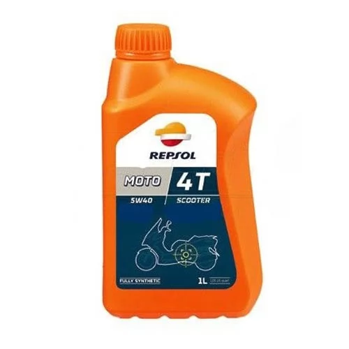 Купить масло четырехтактное 5W40 синтетическое REPSOL Moto Scooter 4T 1 л