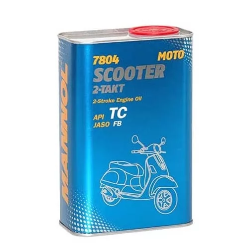 Купить масло синтетическое MANNOL 7804 Scooter 2-Takt API TC, 1л