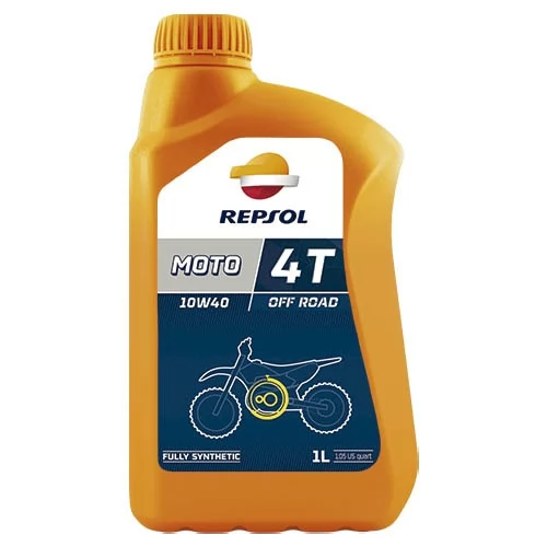 Купить масло четырехтактное 10W40 синтетическое REPSOL Moto Off Road 4T 1 л