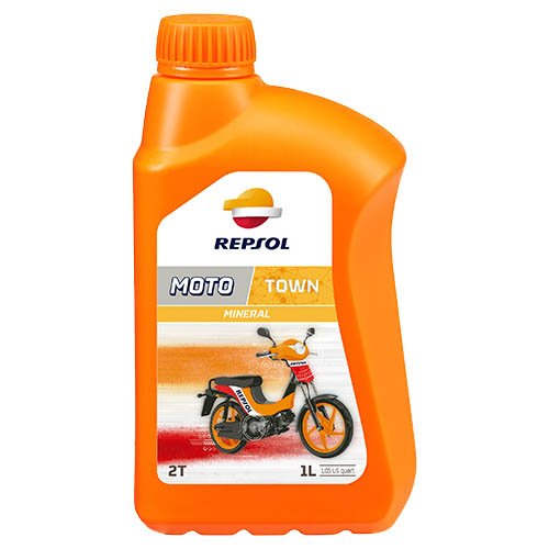 Масло двухтактное синтетическое Repsol Moto Town 2T, 1 л