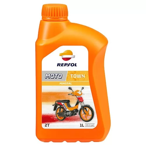 Купить масло двухтактное синтетическое Repsol Moto Town 2T, 1 л