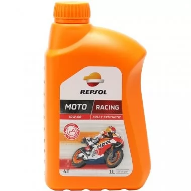 Купить масло четырехтактное 10W40 синтетическое REPSOL Moto Racing 4T 1 л