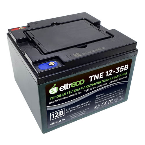 Тяговый аккумулятор Eltreco TNE12-35 (12V28.5A/H C3)