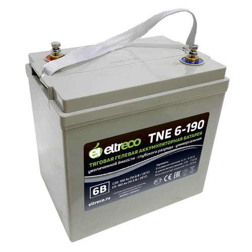 Тяговый аккумулятор Eltreco TNE6-190 (6V150A/H C3)