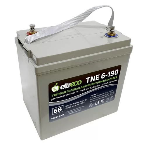 Купить тяговый аккумулятор Eltreco TNE6-190 (6V150A/H C3)