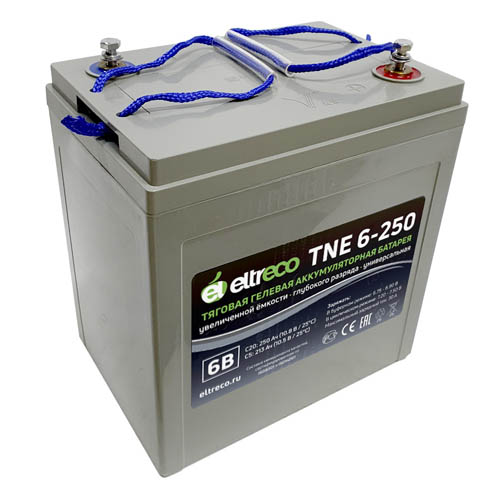Тяговый аккумулятор Eltreco TNE6-250 (6V200A/H C3)
