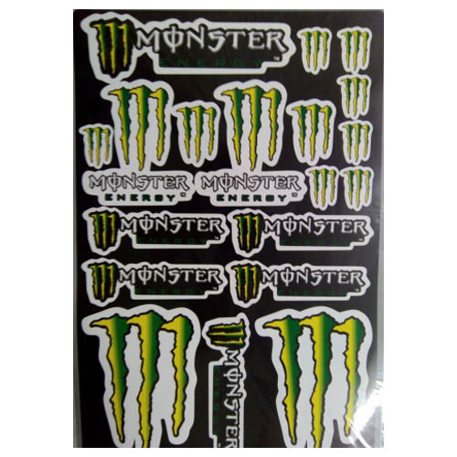 Комплект наклеек на мотоцикл Monster Energy 8 