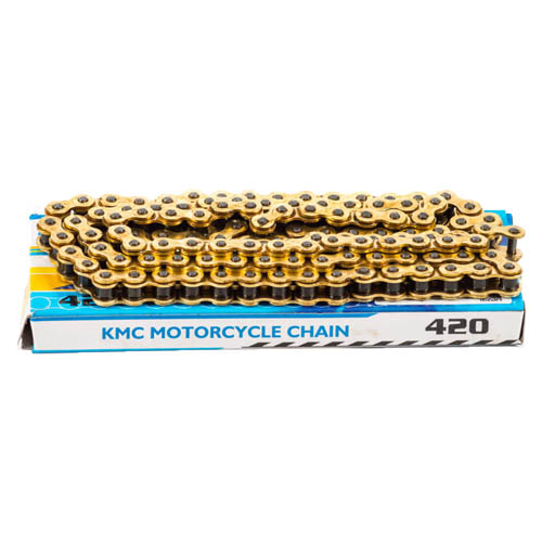 Цепь KMC 420  (120L) золотая