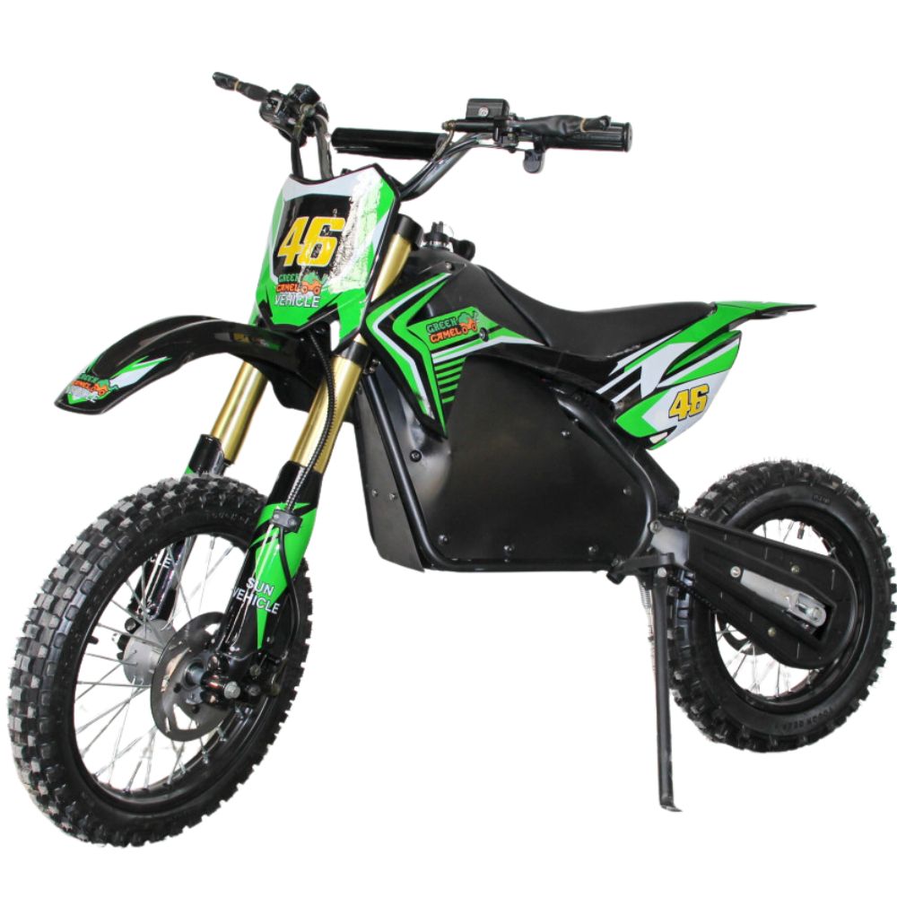 Электромотоцикл GreenCamel Питбайк DB500, 48V 1500W R14/R12
