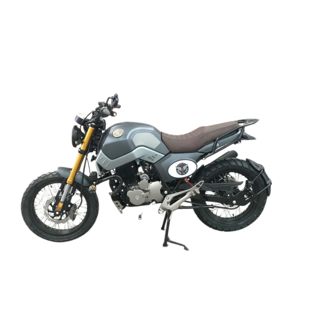 Мотоцикл QMC STREET (Scrambler) серый с ПТС