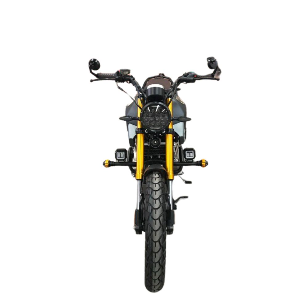 Мотоцикл QMC STREET (Scrambler) серый с ПТС