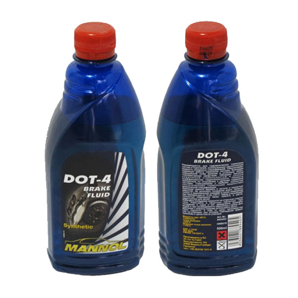 Тормозная жидкость MANNOL DOT-4 Brake fluid (500 мл)