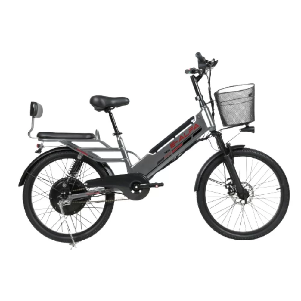 Купить Электровелосипед двухколёсный для взрослых SAMEBIKE Е-ALFA NEW (Серый) Электровелосипед двухколёсный для взрослых SAMEBIKE Е-ALFA NEW (Серый)