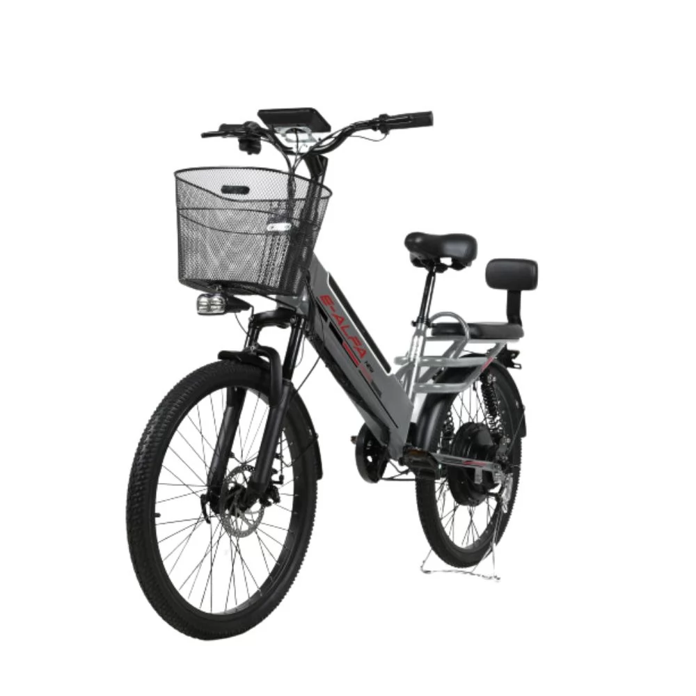 Купить Электровелосипед двухколёсный для взрослых SAMEBIKE Е-ALFA NEW (Серый) Электровелосипед двухколёсный для взрослых SAMEBIKE Е-ALFA NEW (Серый)