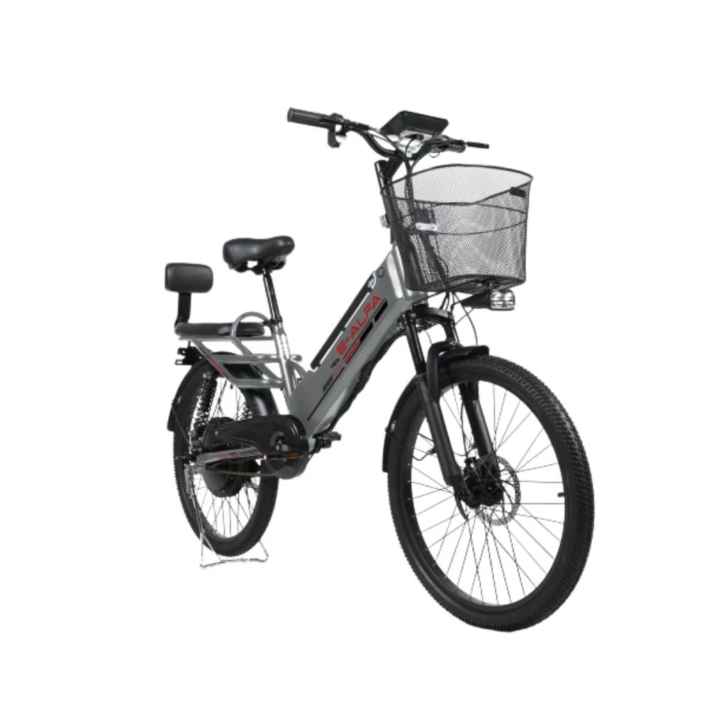 Купить Электровелосипед двухколёсный для взрослых SAMEBIKE Е-ALFA NEW (Серый) Электровелосипед двухколёсный для взрослых SAMEBIKE Е-ALFA NEW (Серый)