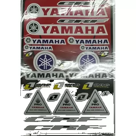 Купить наклейки на мотоцикл Ямаха Yamaha красные