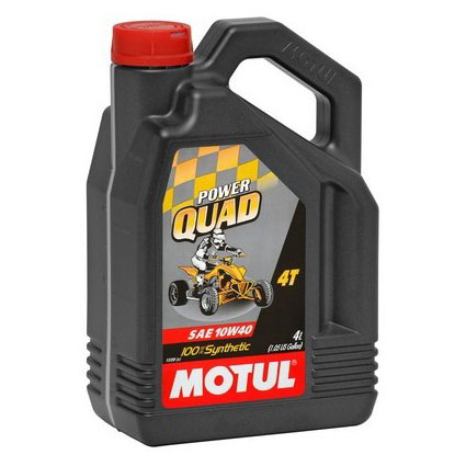 Моторное масло для городских и спортивных квадроциклов Motul Power Quad 4T 10W40 4л