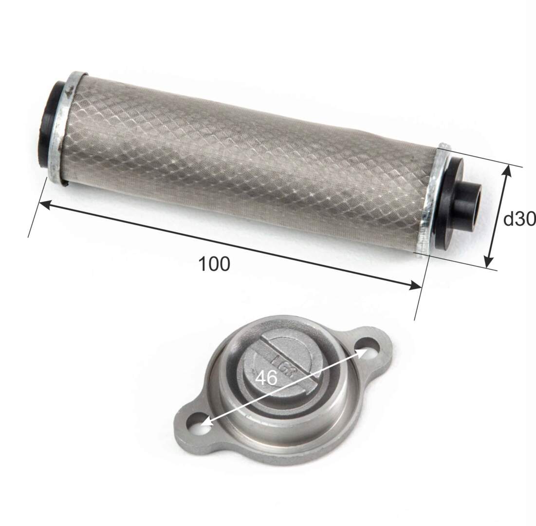 Фильтр масляный №2 177MM(NC250) (+прокладка+крышка) ZS