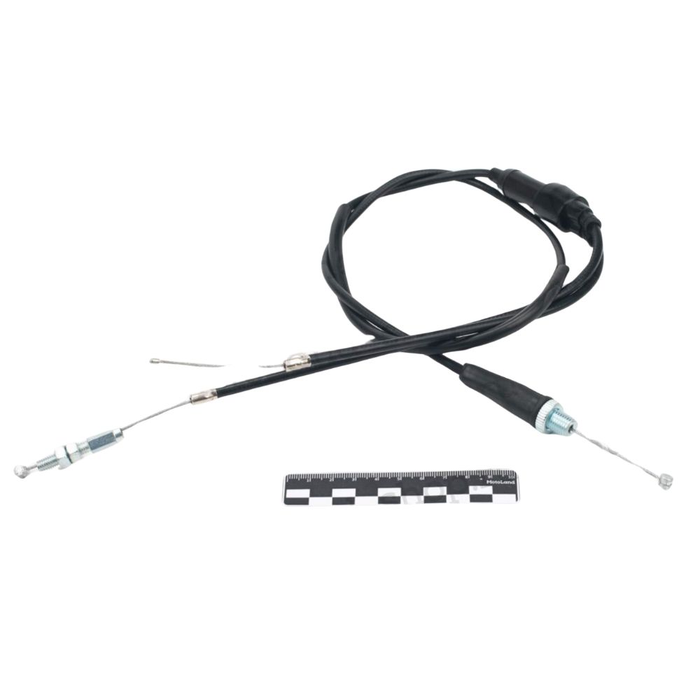 Трос газа (двойной прямой, для карбюратора с ускорителем) 250см3 L=1185