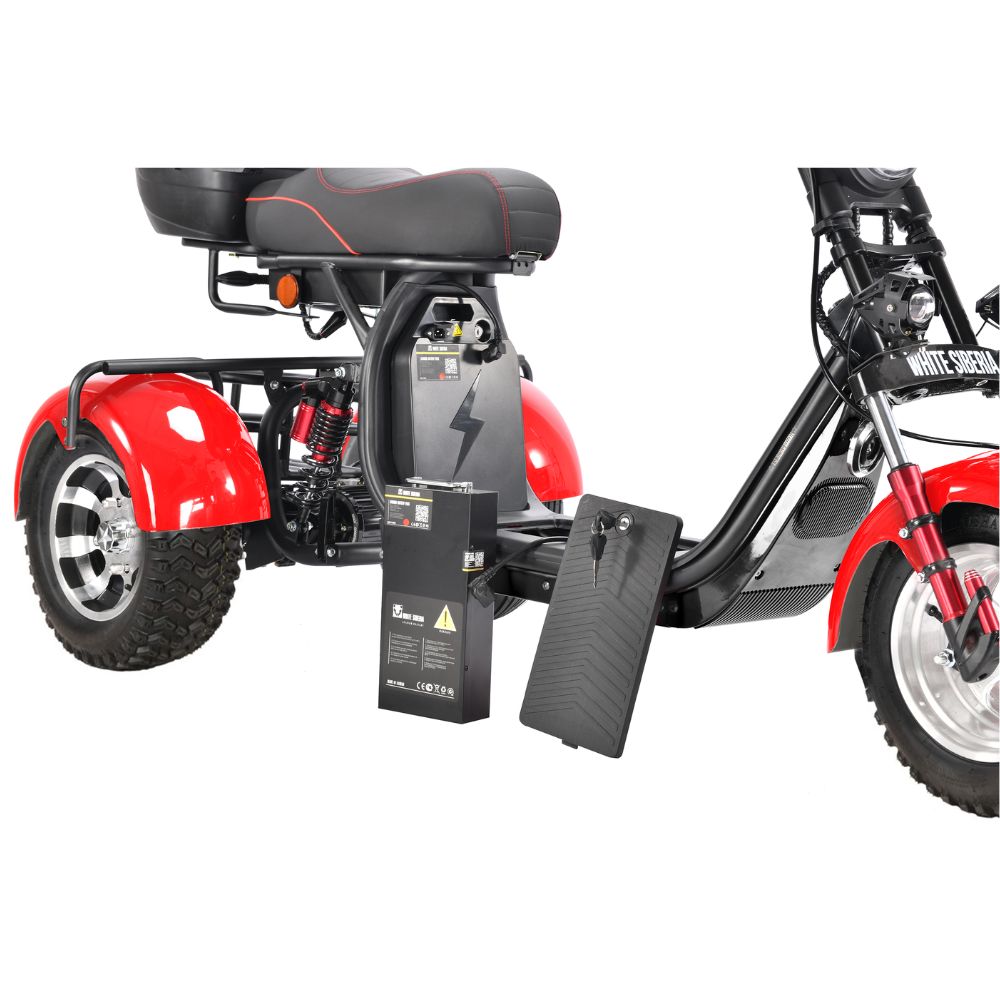 Электротрицикл WHITE SIBERIA PRO TRIKE 3000W