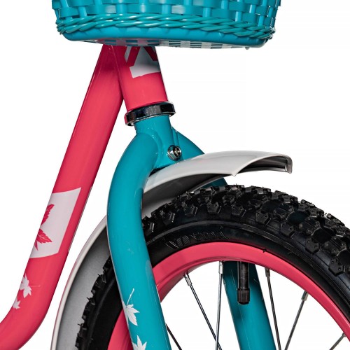 Купить Велосипед Novatrack Maple 16″ (2025), неоново в Минске, цены Велосипед Novatrack Maple 16″ (2025), неоново