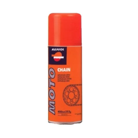 Купить смазку цепи аэрозоль Repsol Moto Chain 400 ML