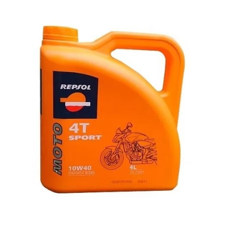 Купить полусинтетическое моторное масло Repsol MOTO SPORT 4T 10W40 4л