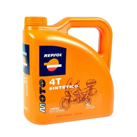 Универсальное синтетическое масло REPSOL MOTO SINTETICO 4T 10W40 4л