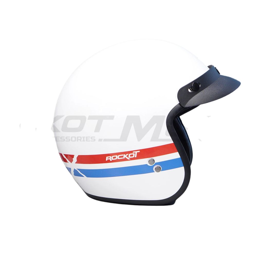 Шлем открытый с козырьком ROCKOT RM-391 Classic Trip