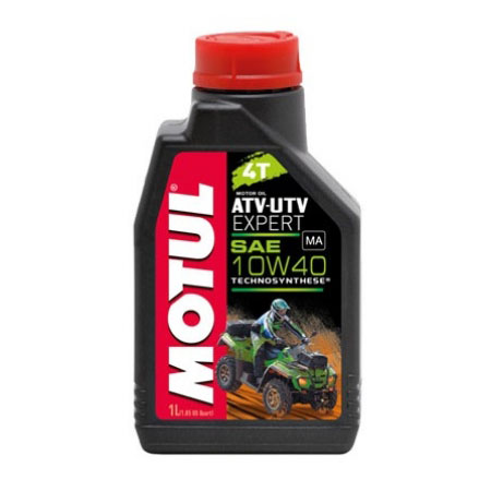 Полусинтетическое моторное масло Motul ATV-UTV Expert 4T 10w40 (1 литр)