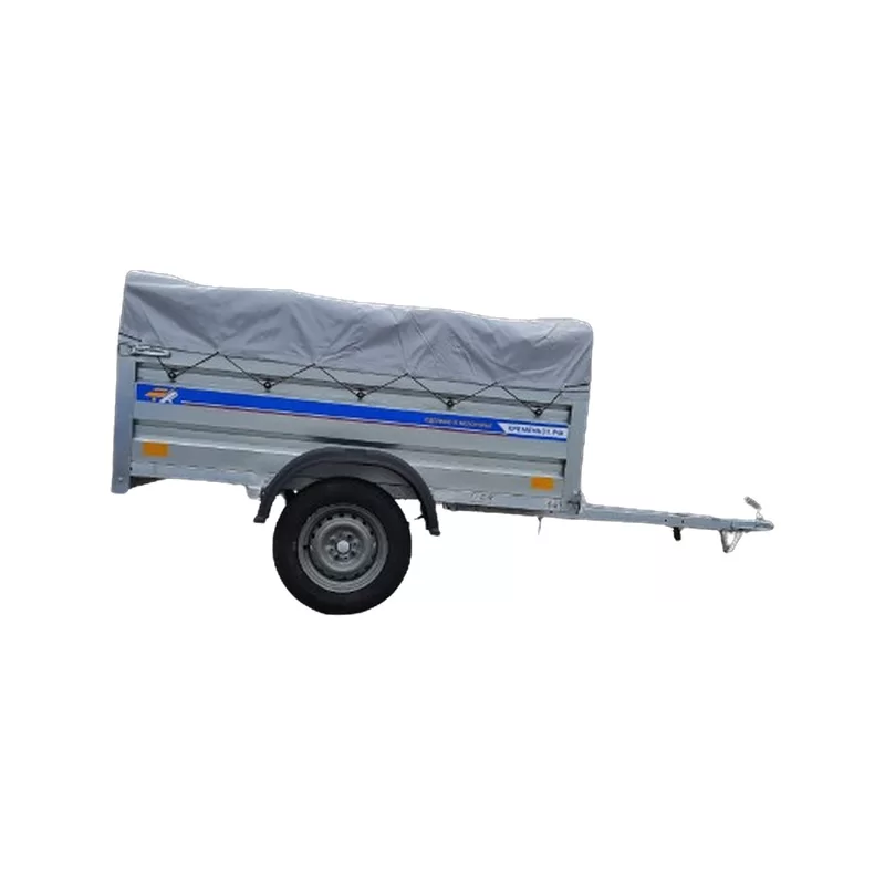 Автомобильный прицеп Кремень Стандарт-плюс (2.0х1.3х0.5м) с тентом 30 см