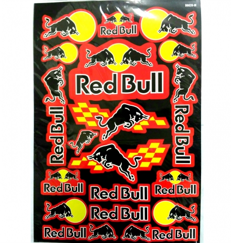 Наклейки для мототехники Red Bull