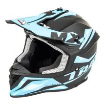 Мотошлем кроссовый GTX 633 black/blue
