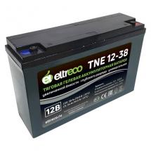 Тяговый аккумулятор Eltreco TNE12-38 (12V32.5A/H C3)