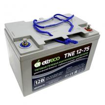 Тяговый аккумулятор Eltreco TNE12-75 (12V60A/H C3)