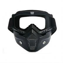 Мотоциклетная защитная маска BEON в комплекте с очками